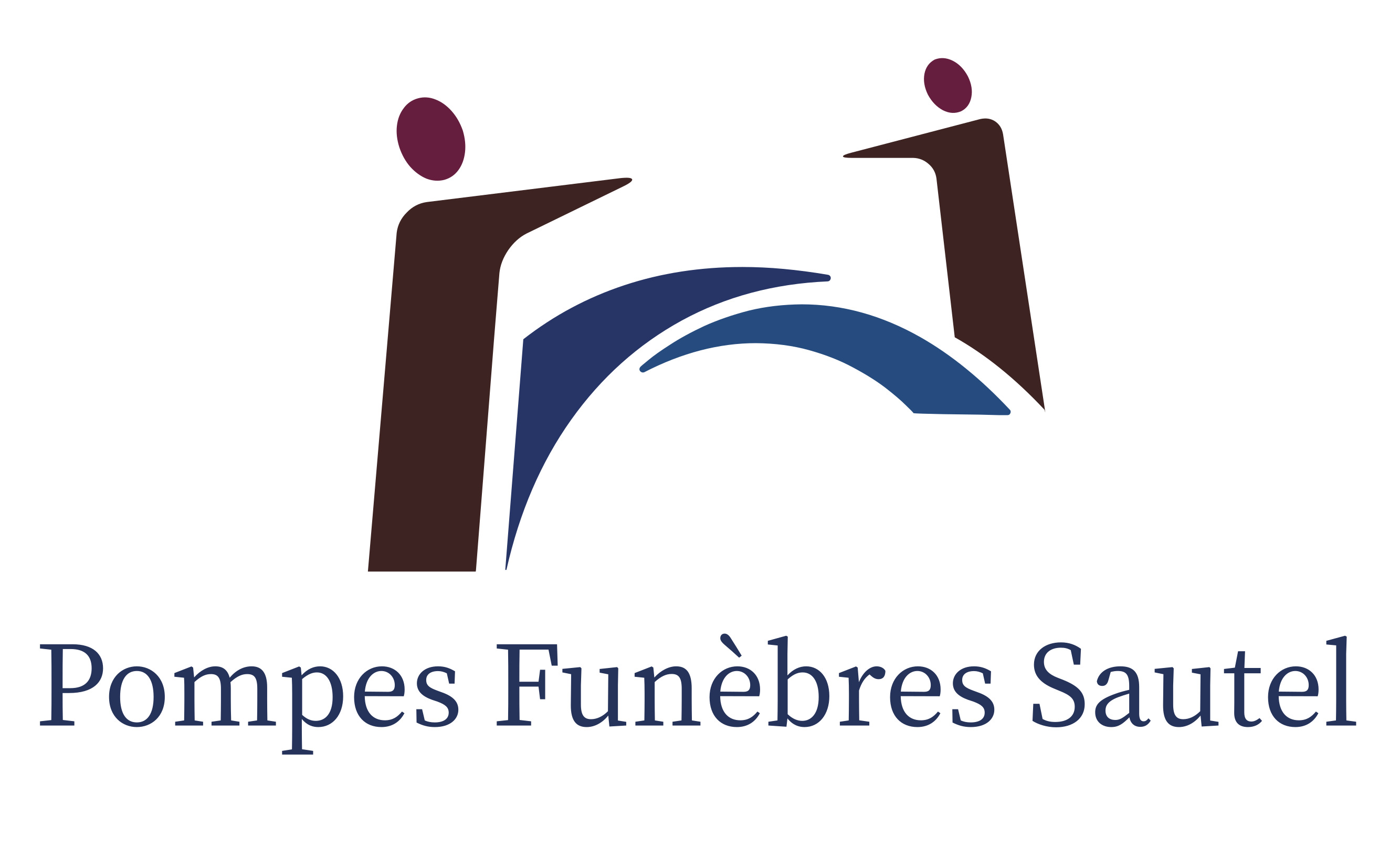 Logo POMPES FUNEBRES SAUTEL - Estelle Beun et David Caron