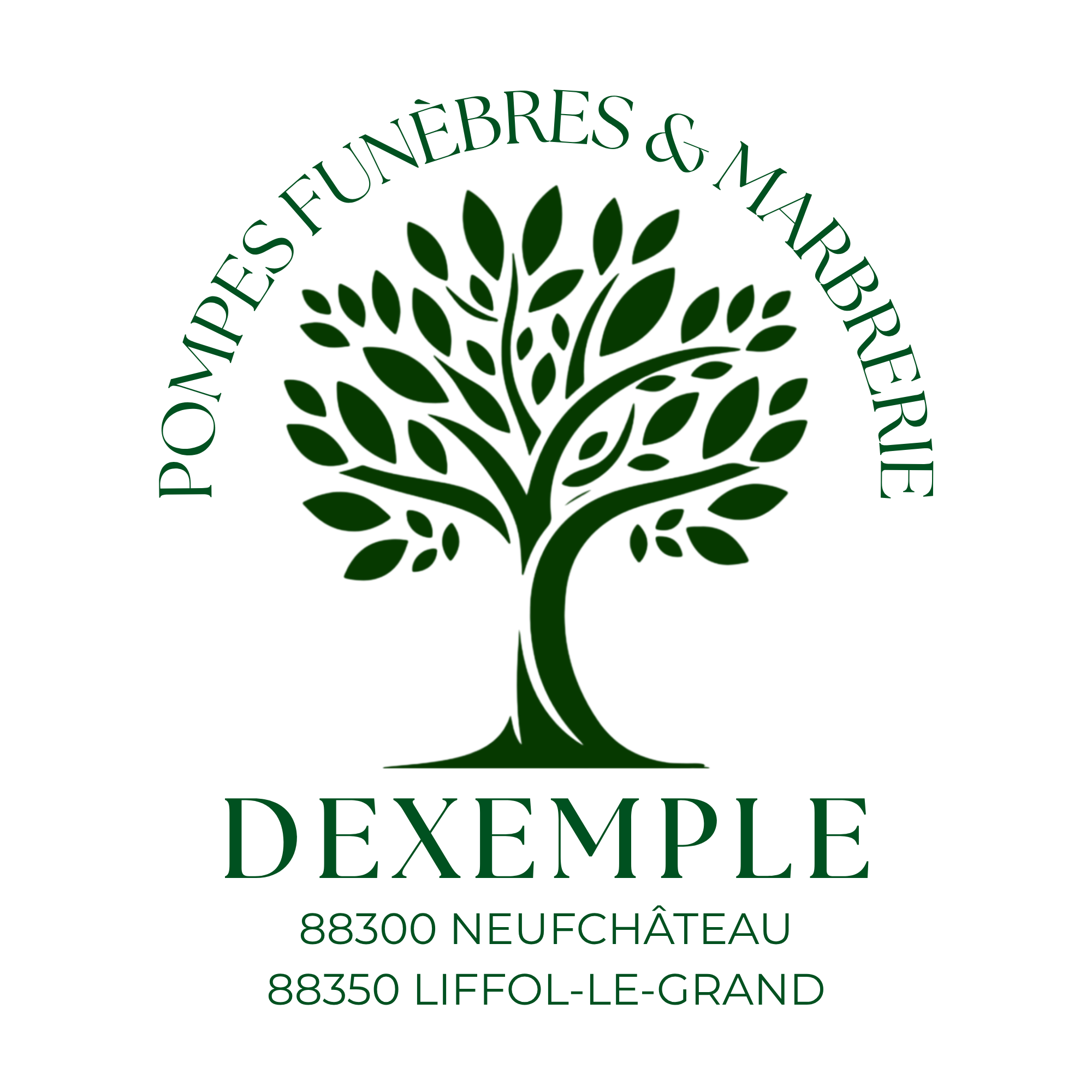 Logo POMPES FUNÈBRES Dexemple